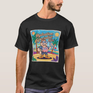 T-shirt Spécialiste en hydrologie H2O Hydrologie Père Heur