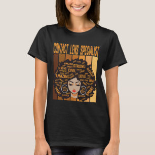 T-shirt Spécialiste en lentilles de contact Puissant Lundi