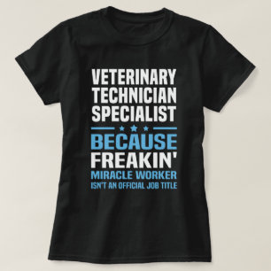 T-shirt Spécialiste Technicien(ne) Vétérinaire