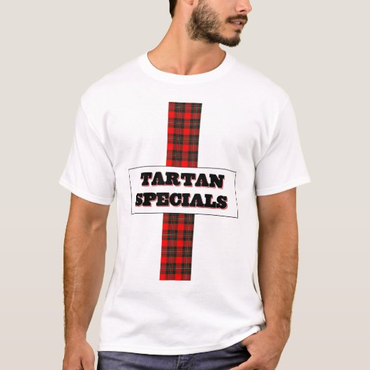 T-shirt Specials de tartan (Devant)