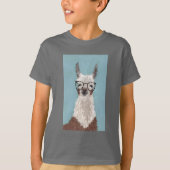 T-shirt Spécifications Llama - Lunettes surdimensionnées (Devant)