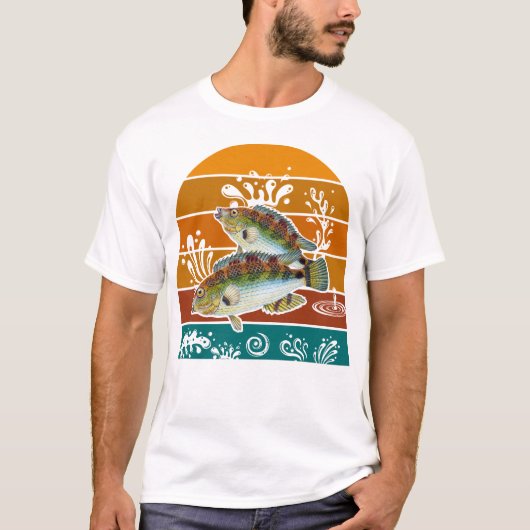 T-shirt Speckled Sea Trout Retro Fishing Gift (Devant)