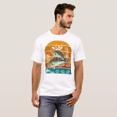 T-shirt Speckled Sea Trout Retro Fishing Gift (Devant entier)