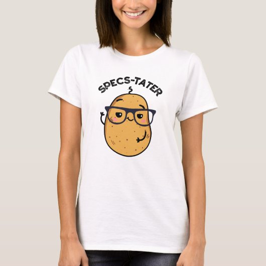 T-shirt Specs-tato Funny Potato Spectacle Pun (Devant)
