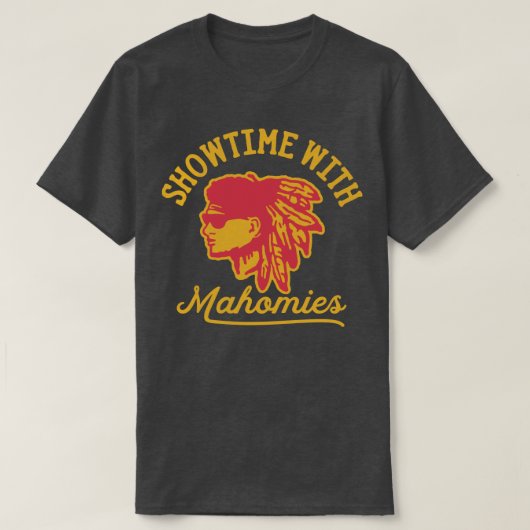 T-shirt Spectacle avec Mahomies Patrick Mahomes Kansas Cit (Design devant)