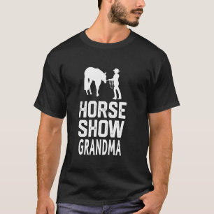 T-shirt spectacle de cheval drôle grand-mère