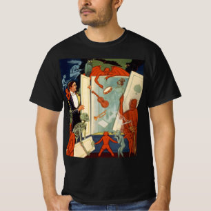 T-shirt Spectacle de magie du magicien vintage Carter le G