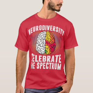 T-shirt Spectre d'autisme DMPS TDAH Neuroplongeurs du cerv
