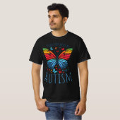 T-shirt Spectre du Papillon - Transformé par l'Autisme (Devant entier)