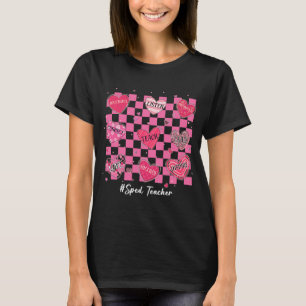 T-shirt SPED Coeurs enseignant Enseigner l'amour Inspirer