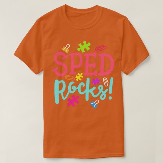T-shirt SPED Éducation Spéciale SPED Enseignant 2 (Design devant)