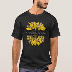 T-shirt Sped Para Boho Tournesol Appréciation Pour Les Fem