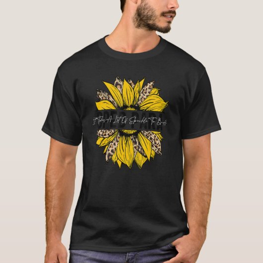 T-shirt Sped Para Boho Tournesol Appréciation Pour Les Fem (Devant)
