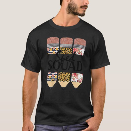 T-shirt Sped Squad Special Ed Teacher Back To School Leopa (Devant)