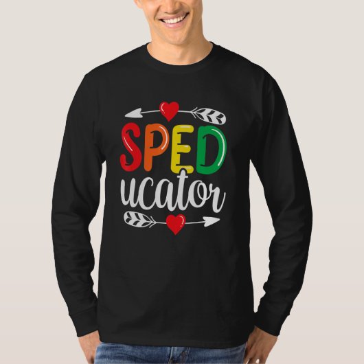 T-shirt Sped Ucator Enseignant De L'Éducation Spéciale Cut (Devant)