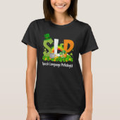 T-shirt Speech Language Pathologist St Patrick's Day SLP T (Devant)