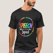 T-shirt Speech Language Pathologist Therapy Groovy Speech (Devant)