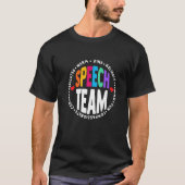 T-shirt Speech Language Pathologist Therapy SLP Squad Spee (Devant)