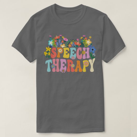 T-shirt Speech Language Pathologiste Speech They Teacher (Design devant)