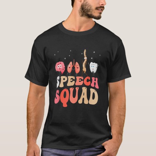T-shirt Speech Squad Healthcare Speech Therapy Speech Path (Devant)