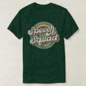 T-shirt Speech Squad Speech Therapy Crew Hello Back To Sch (Design devant)