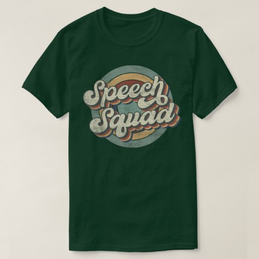 T-shirt Speech Squad Speech Therapy Crew Hello Back To Sch (Design devant)