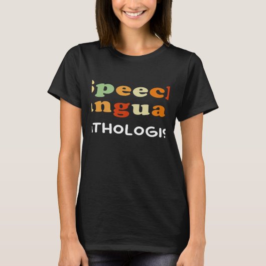 T-shirt Speech Therapy Speech Language Pathologist SLP Cre (Devant)