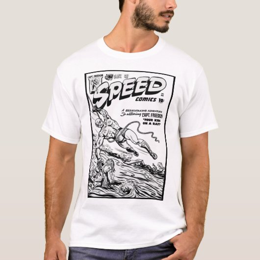 T-shirt SPEED Comics des années 1940 (Devant)