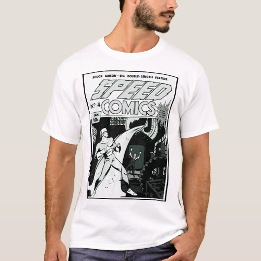 T-shirt SPEED Comics des années 1940 (Devant)