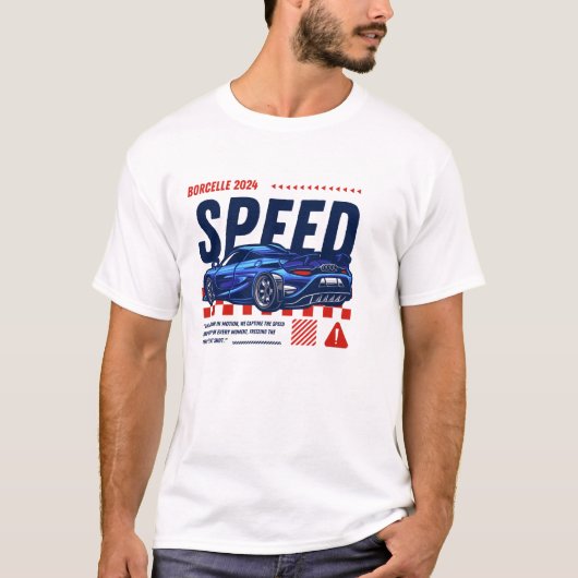T-shirt Speed – Fast Life Shirt for Racing and Action Fans (Devant)