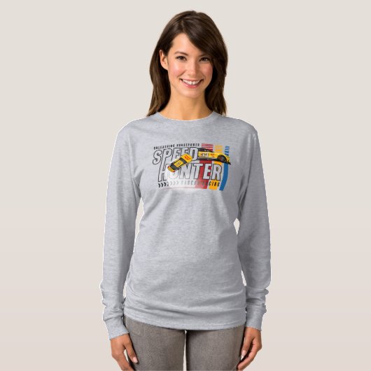 T-shirt Speed Hunter | Femme Manches Longues (Devant entier)