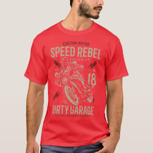 T-shirt Speed Rebel Dirty Garage