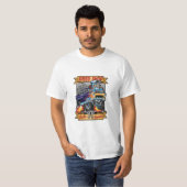 T-shirt Speed Shop Hot Rod Muscle (Devant entier)