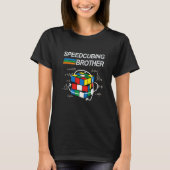 T-shirt Speedcubing Brother Puzzle concurrentiel Speedcubi (Devant)