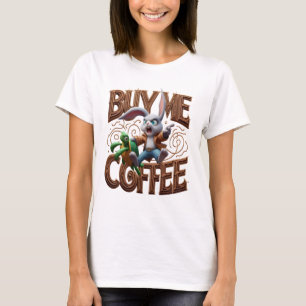 T-shirt Speedy Bunny Races Turtle Acheter Moi Un Café