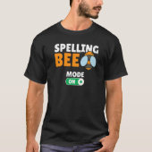 T-shirt Spelling Bee Game Competitive Spelling  Spelling B (Devant)