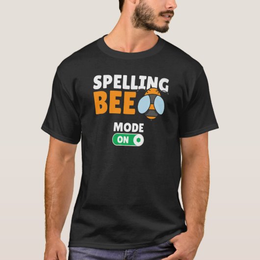 T-shirt Spelling Bee Game Competitive Spelling  Spelling B (Devant)
