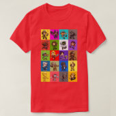 T-shirt Spelunky 2 Tous les caractères Motif (Design devant)