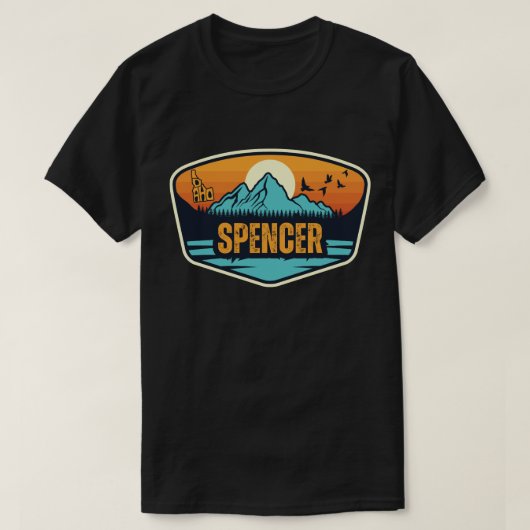 T-shirt Spencer, Idaho (Design devant)