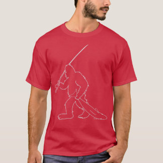 T-shirt Speysquatch Fly Fishing Sasquatch