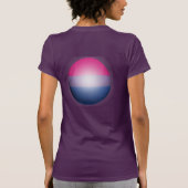 T-SHIRT SPHÈRE DE FIERTE BISEXUELLE (Dos)