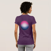 T-SHIRT SPHÈRE DE FIERTE BISEXUELLE (Dos entier)