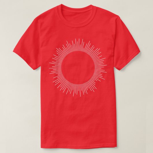 T-shirt sphère hors lignes géométriques (Design devant)