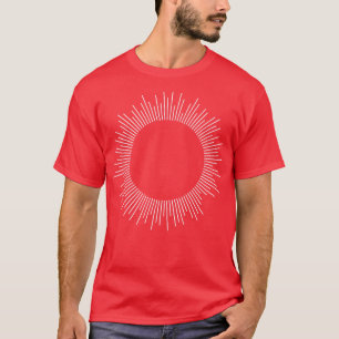 T-shirt sphère hors lignes géométriques