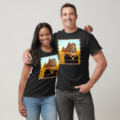 T-shirt Sphinx avec les yeux d'or (Unisexe)