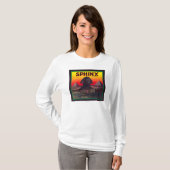 T-shirt Sphinx LabelLindsay orange, CA (Devant entier)