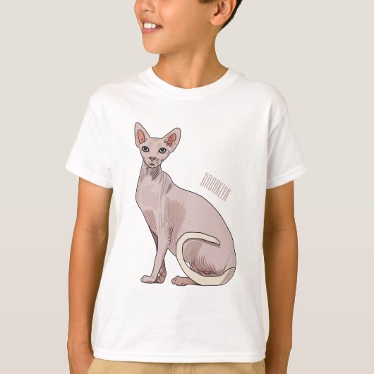 T-shirt Sphynx cat (Devant)
