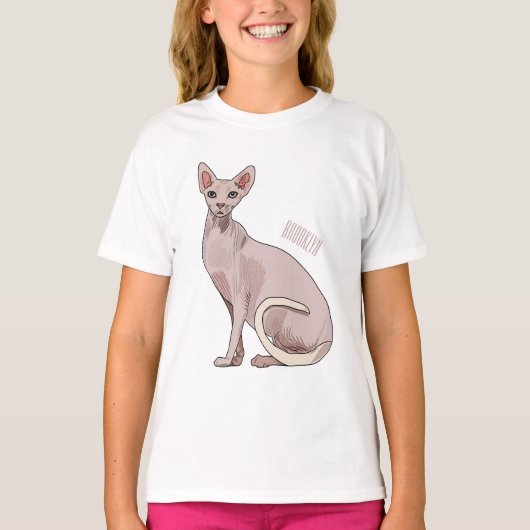T-shirt Sphynx cat (Devant)