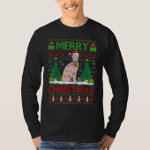 T-shirt Sphynx Cat   Xmas Tree Ugly Santa Sphynx Cat Chris (Devant)