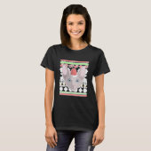 T-shirt Sphynx Chat Kitty Santa Claus (Devant entier)